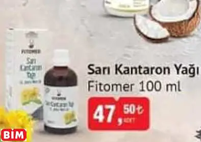 FİTOMER SARI KANTARON YAĞI FİTOMER SARI KANTARON YAĞI